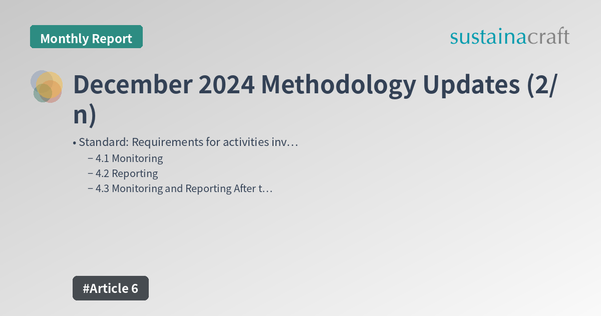 December 2024 Methodology Updates (2/n)
