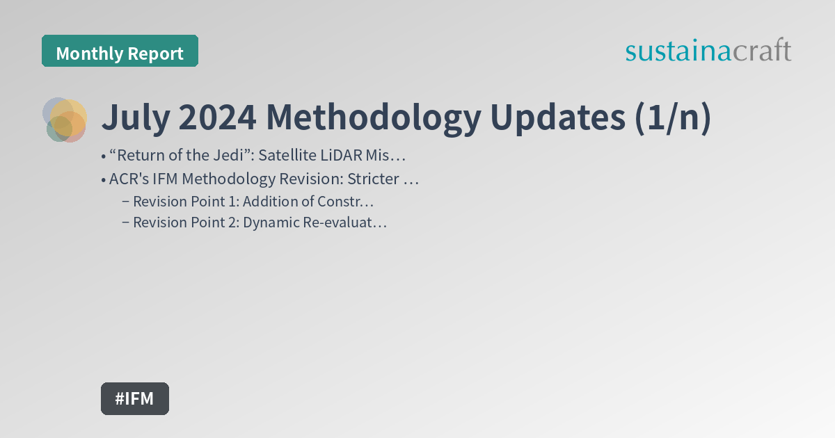 July 2024 Methodology Updates (1/n)