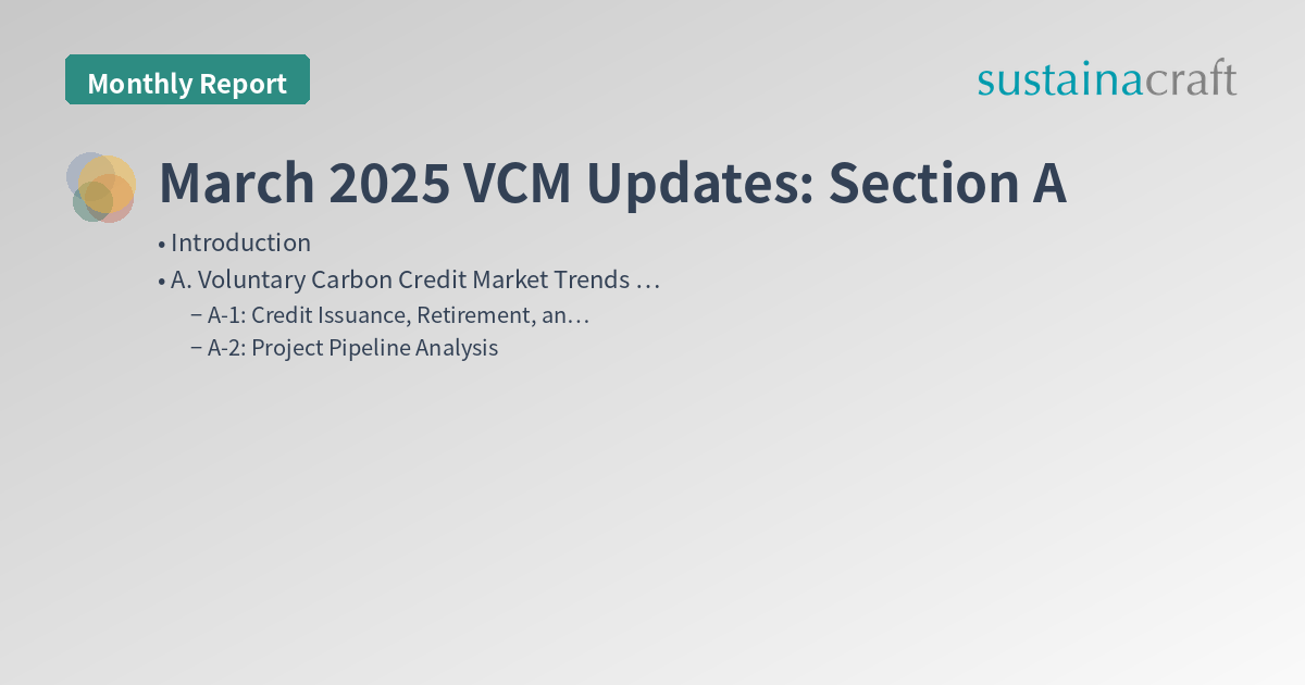 March 2025 VCM Updates: Section A