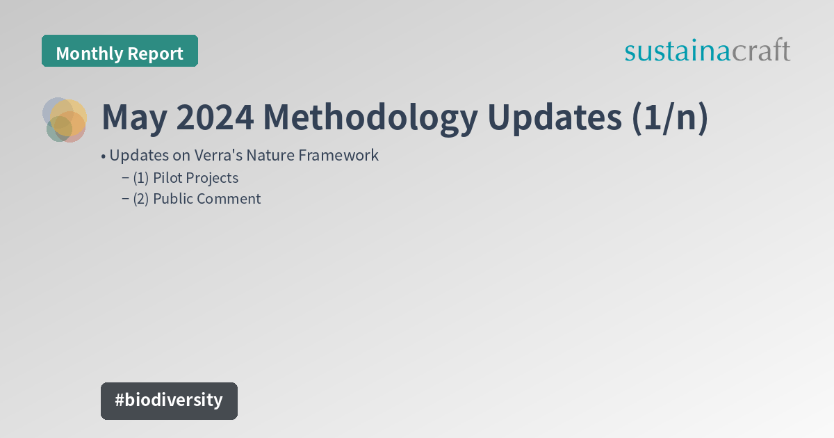 May 2024 Methodology Updates (1/n)