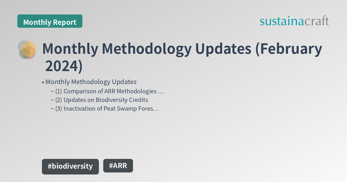 Monthly Methodology Updates (February 2024)