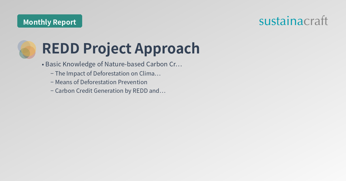 REDD Project Approach