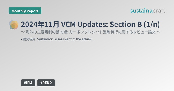 2024年11月 VCM Updates: Section B (1/n)
