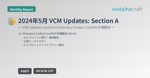 2024年5月 VCM Updates: Section A