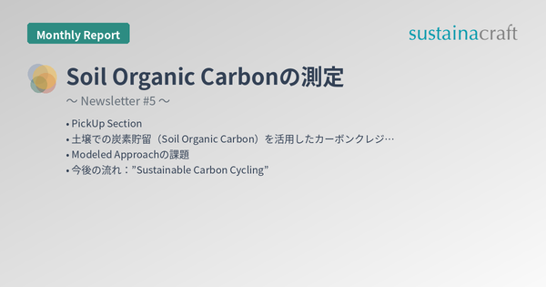 Soil Organic Carbonの測定