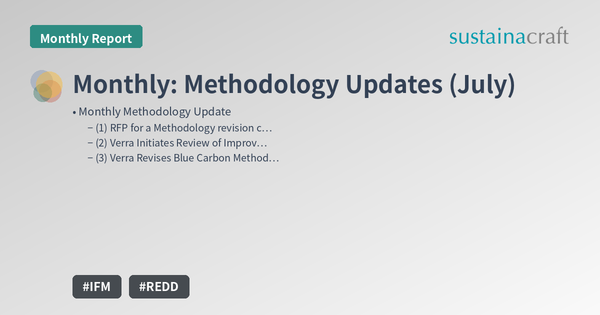 Monthly: Methodology Updates (July)