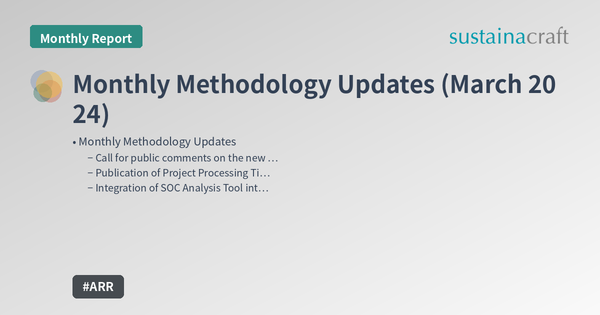 Monthly Methodology Updates (March 2024)