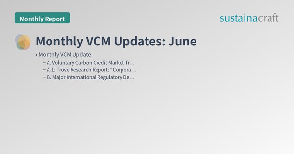 Monthly VCM Updates: June