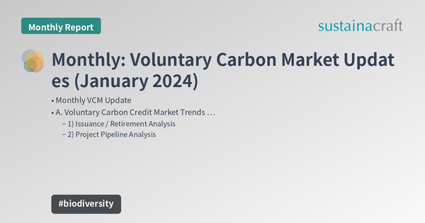 Monthly: Voluntary Carbon Market Updates (January 2024)