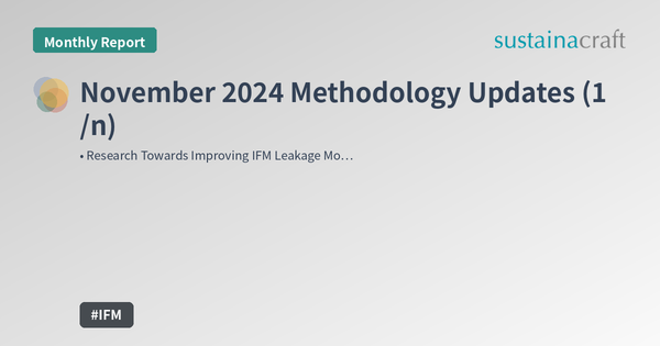 November 2024 Methodology Updates (1/n)