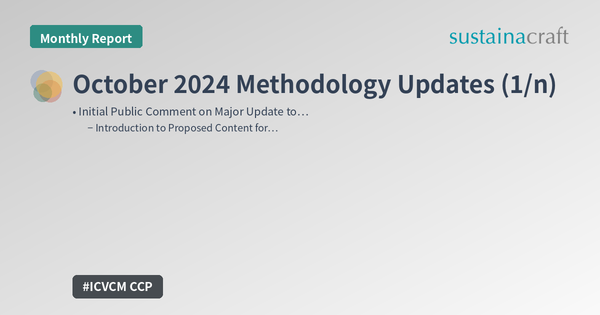 October 2024 Methodology Updates (1/n)