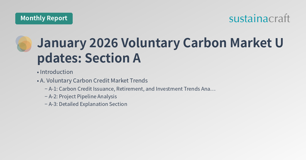 January 2026 Voluntary Carbon Market Updates: Section A