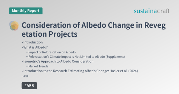 Consideration of Albedo Change in Revegetation Projects
